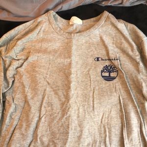 Long sleeve shirt, champion, light grey